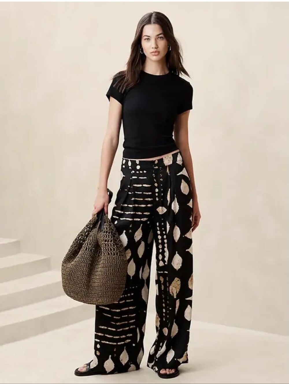 New With Tags-Banana Republic-Wide Leg-Pants-Size 0